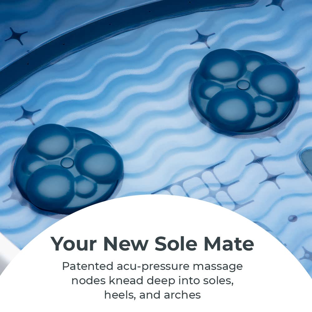 HoMedicsÃ‚® Shiatsu Bliss Footbath with Heat Boost, Foot Spa Massager, Deep Kneading Pedicure Tub, Vibrating Bubbles with Soothing Heat, Portable at-Home Spa