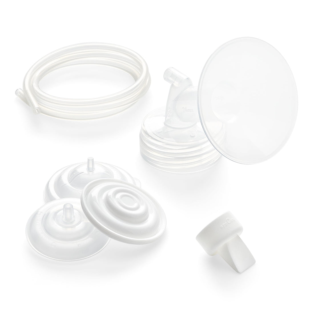 Spectra - Wide Breast Shield Set for Breast Milk Pumps - Medium 24mm
