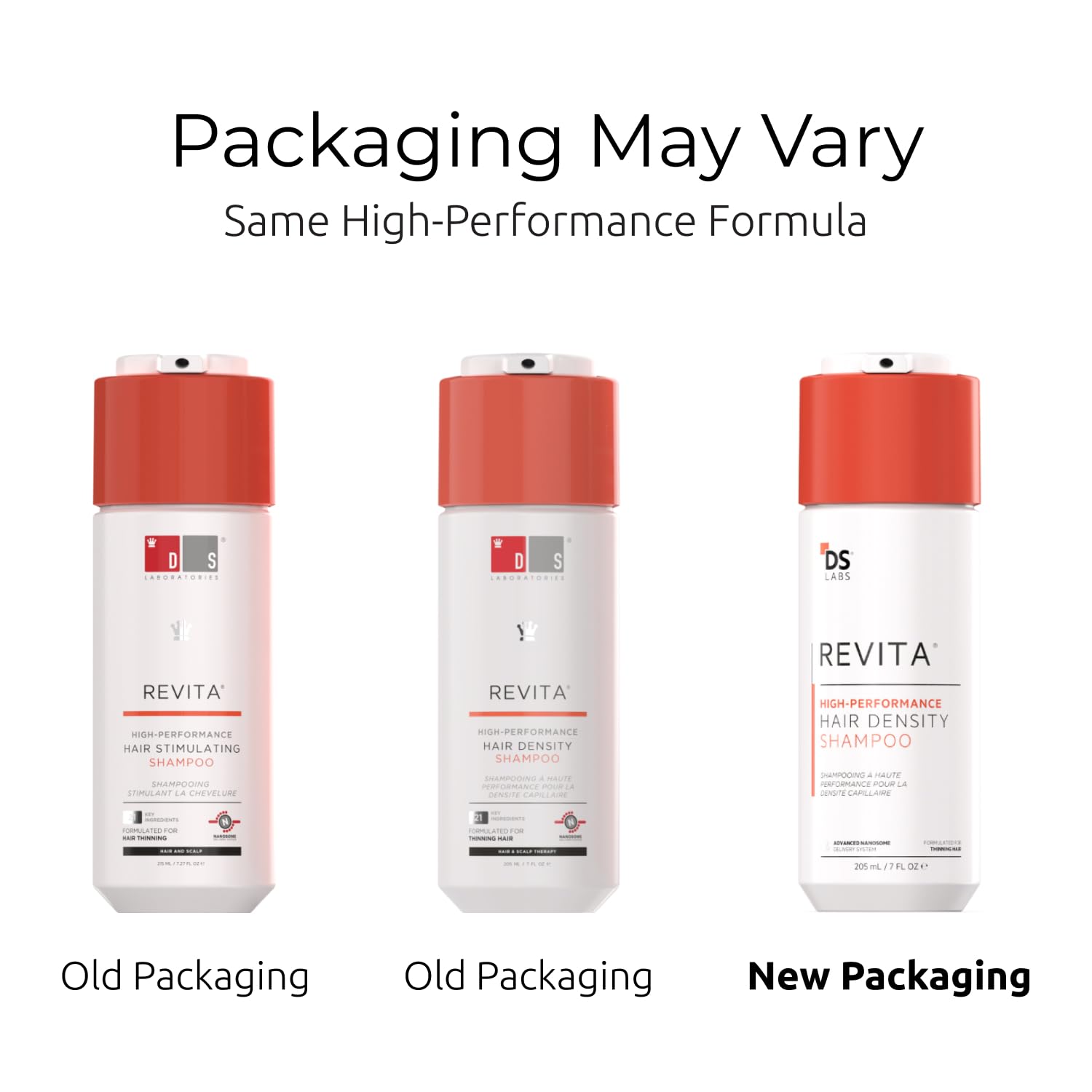 DS Labs Revita Shampoo, 205mL - Thickening Appearance, Scalp First Cleanse, Fuller Looking, Volumized Hair, Lightweight Hydration, Sulfate & Silicone Free, Color Safe, For Men & Women