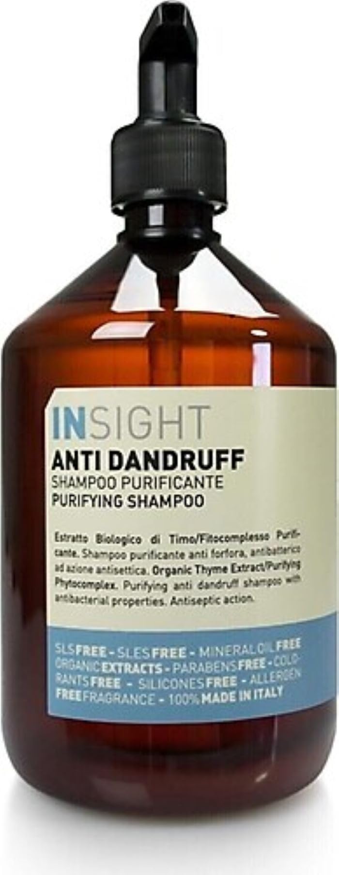 INSIGHT Anti-Dandruff Purifying Shampoo with Organic Rosemary Extract,Vegan, 13.5 fl oz