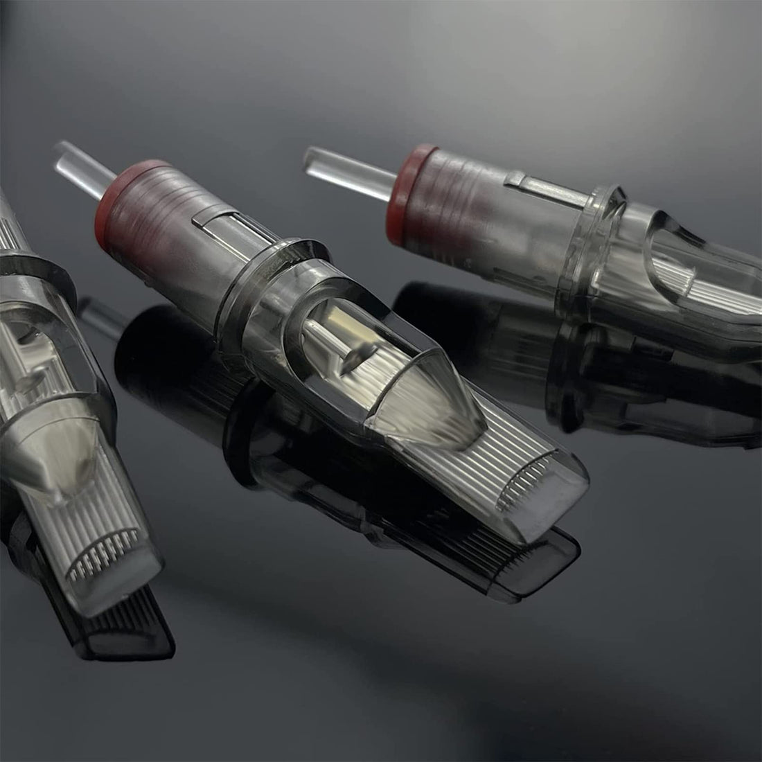 EZTAT2 New Revolution Tattoo Needle Cartridges #10 BugPin 11 Curved Magnum L-Taper (NEW-C1011M1C-1)