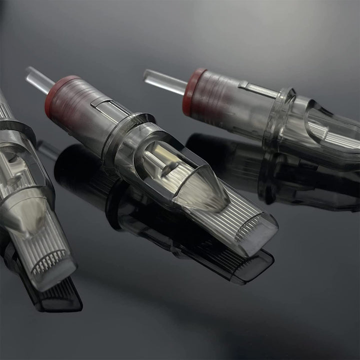 EZTAT2 New Revolution Tattoo Needle Cartridges #10 BugPin 15 Curved Magnum L-Taper (NEW-C1015M1C-1)