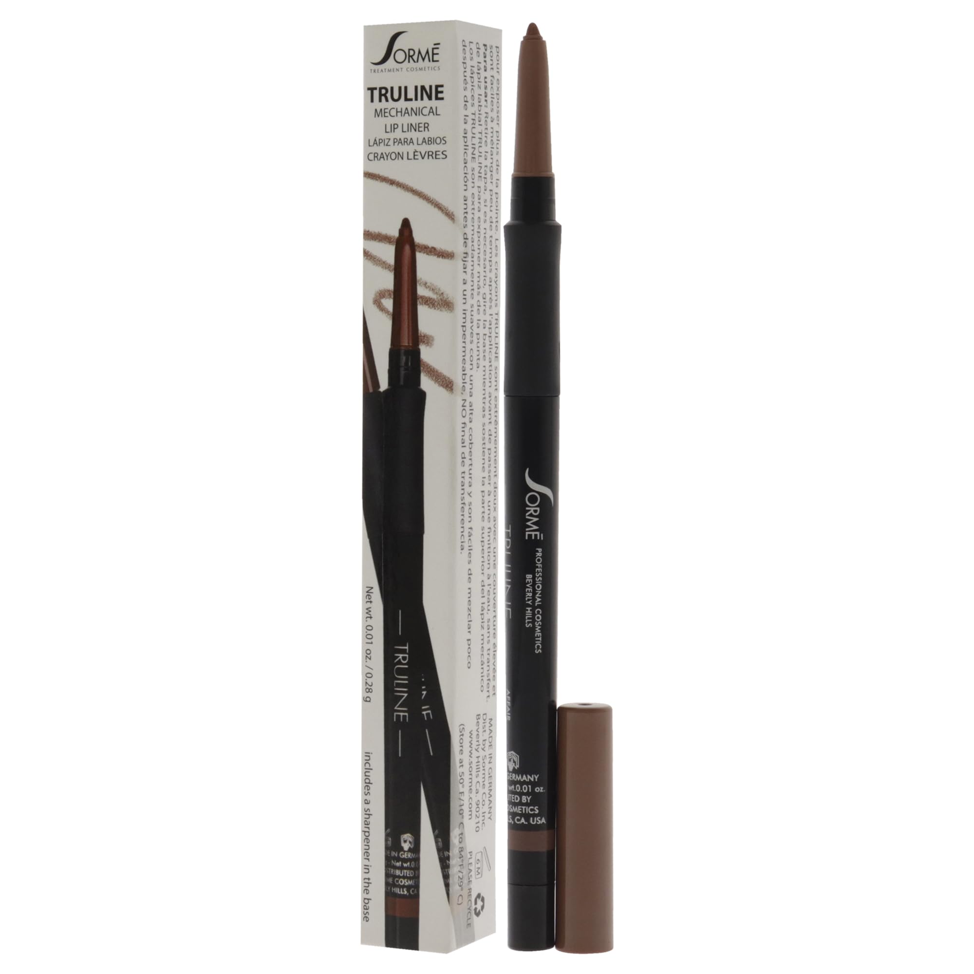 Sorme' Treatment Cosmetics Truline Mechanical Lipliner, Affair, 0.01 oz.