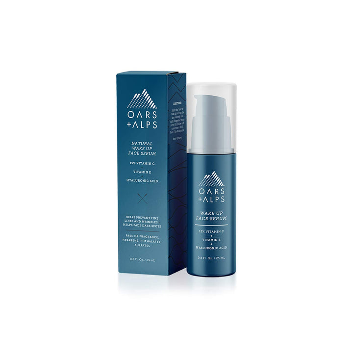 Oars + Alps Anti Aging Vitamin C Serum for Face, Made with Vitamin C, Hyaluronic Acid, and Vitamin E, 0.8 Fl Oz