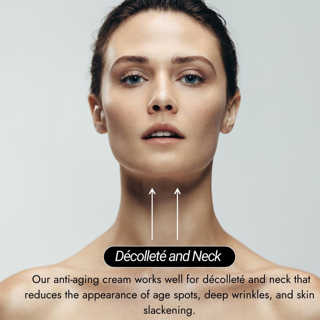 Cellular Dermatology CDERMA Anti-Aging Face Cream Fights Wrinkles, Firming & Hydrating Moisturizer with Dual Hylauronic Acid For Dry Skin, Sensitive Skin, Aging Skin Made in France, 1.76 fl oz