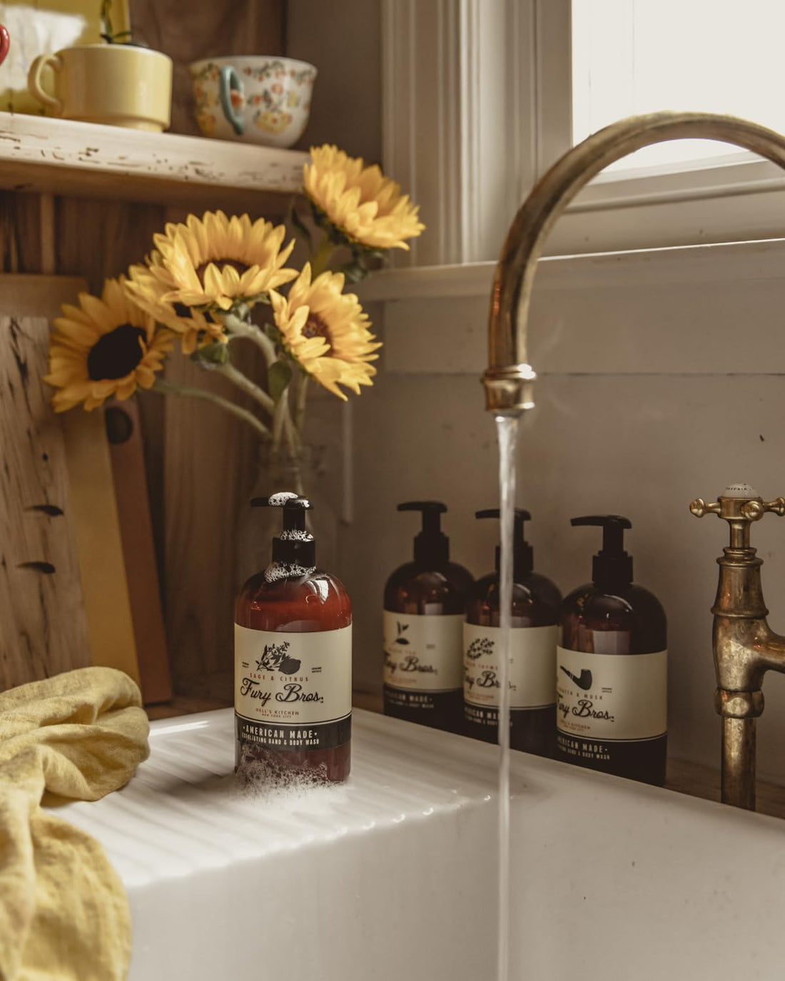 Fury Bros. Classic Black Series Hand and Body Wash (Tobacco and Musk)