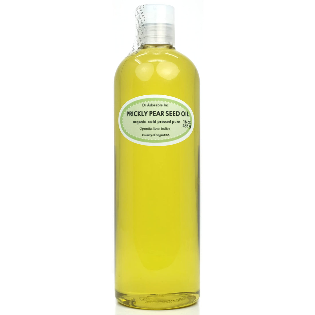 Dr Adorable - 16 oz - Prickly Pear Seed Oil - 100% Pure Natural Organic Cold Pressed