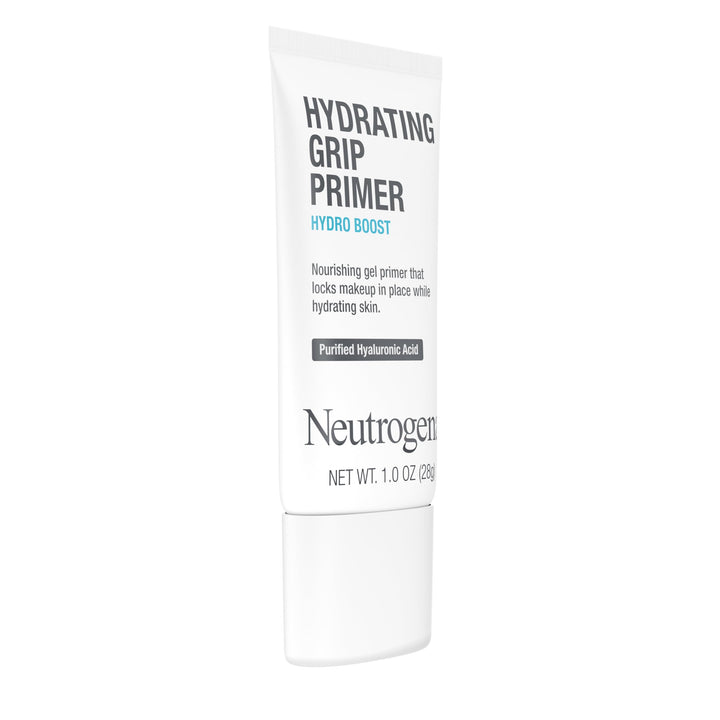 Neutrogena Hydro Boost Hydrating Grip Primer, Gripping Face Primer with Purified Hyaluronic Acid Locks Makeup in Place while Hydrating Skin, Gel Primer Appears Invisible When Dry, 1.0 oz