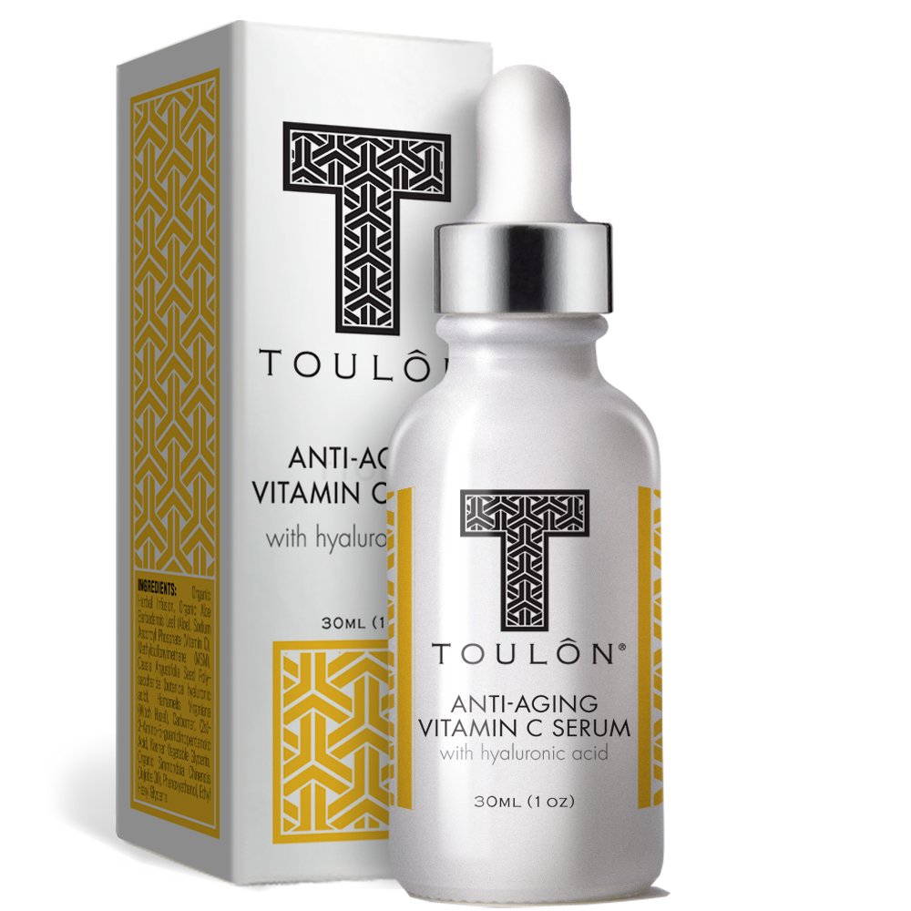 Vitamin C Serum with Hyaluronic Acid for Face; Reduce Wrinkles & Sun Spots; Natural and Organic: Free Gift/No Risk