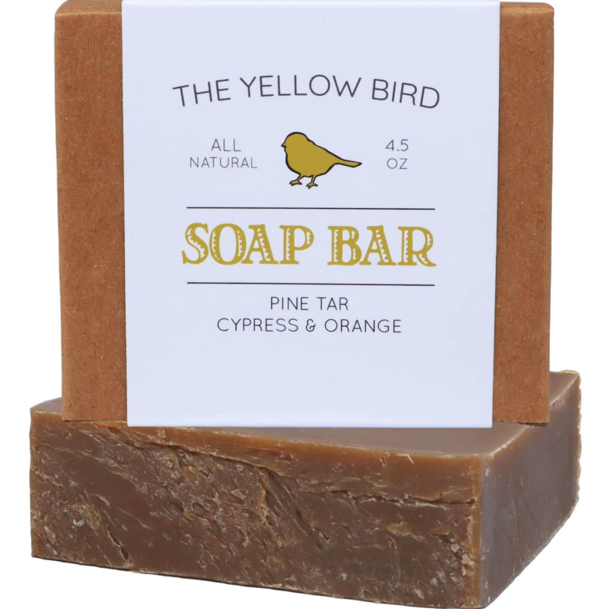 Pine Tar Bar Soap - Natural Face Soap, Body Soap. Handmade in USA with Organic Ingredients & Essential Oils.