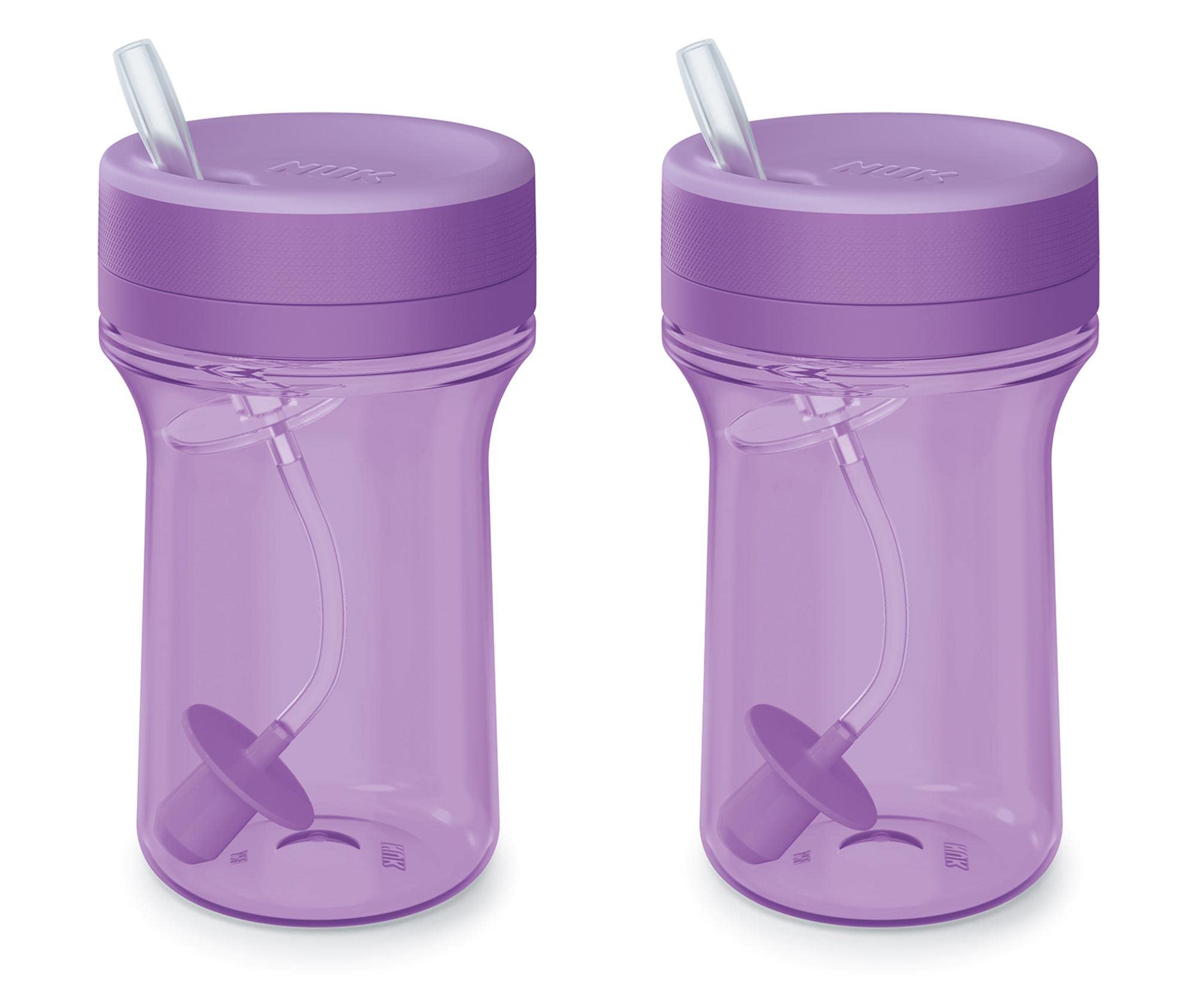 NUK Everlast 2.0 Weighted Straw Cup, 10 oz