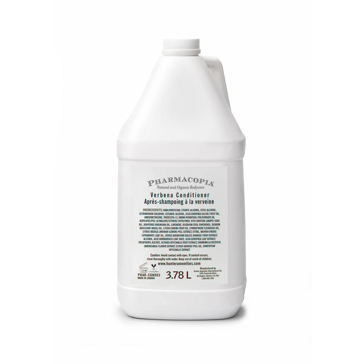 Pharmacopia Hotel Verbena Conditioner – Aromatherapy Hair & Scalp Care with Natural & Organic Ingredients – Vegan, Cruelty Free, Aromatic Conditioner, 128 oz