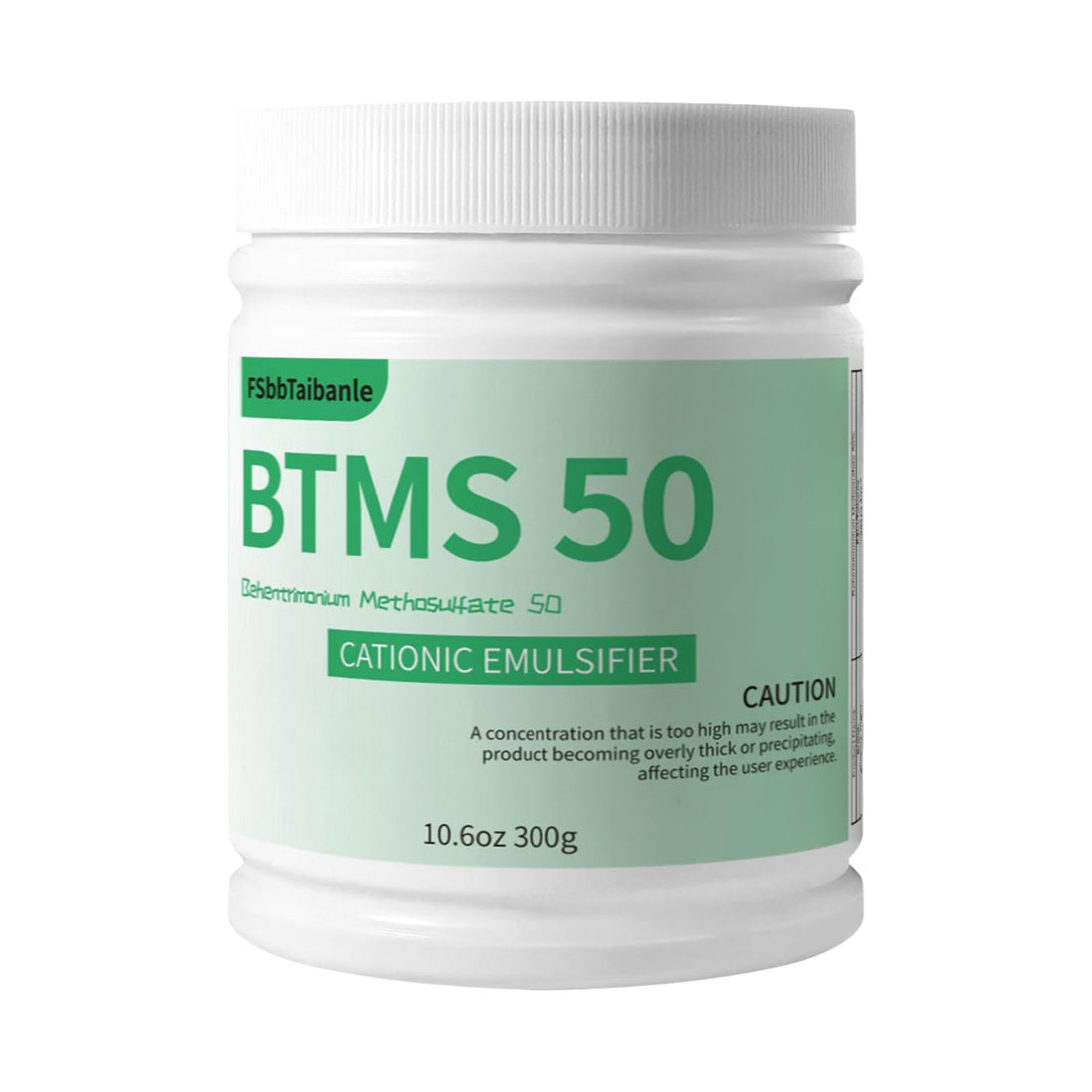 FSbbTaibanle 10.6 oz BTMS 50 Conditioning Emulsifier granules, 100% derived from plant-based,Ideal for Leave-in Conditioner, Lotions, Shampoos and More