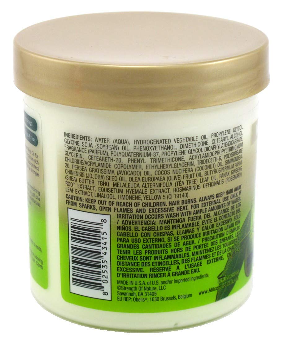 African Pride Olive Miracle Leave-In Conditioner 15oz Jar (3 Pack)