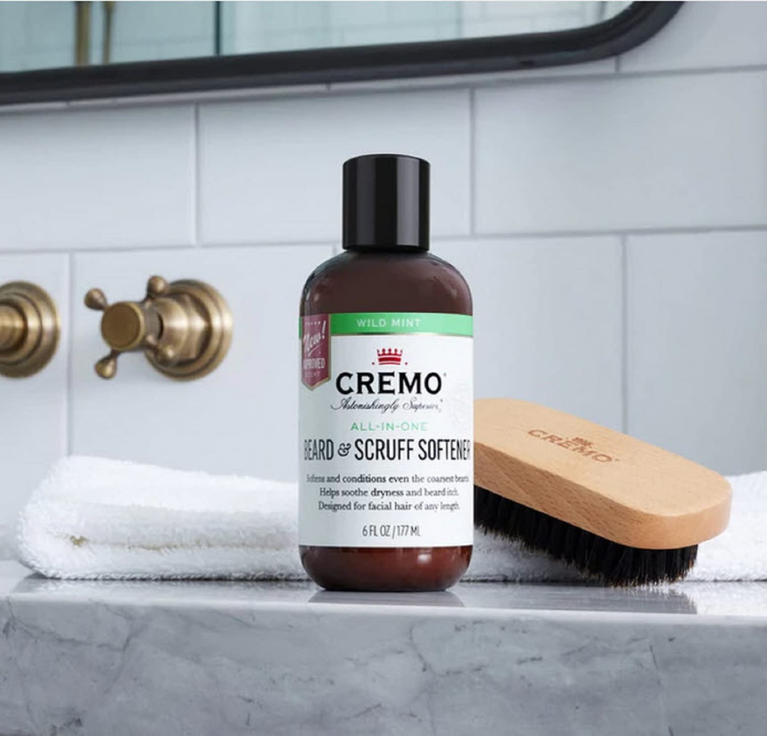 Mint Blend: Cremo Beard And Scruff Softener - Mint Blend - 6 Oz