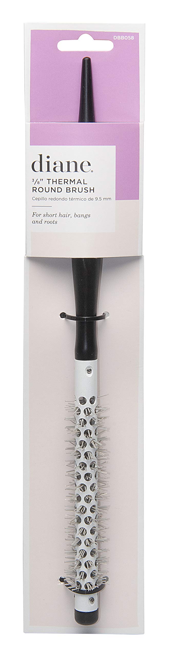 Diane Thermal Round Wood Brush, 3/4