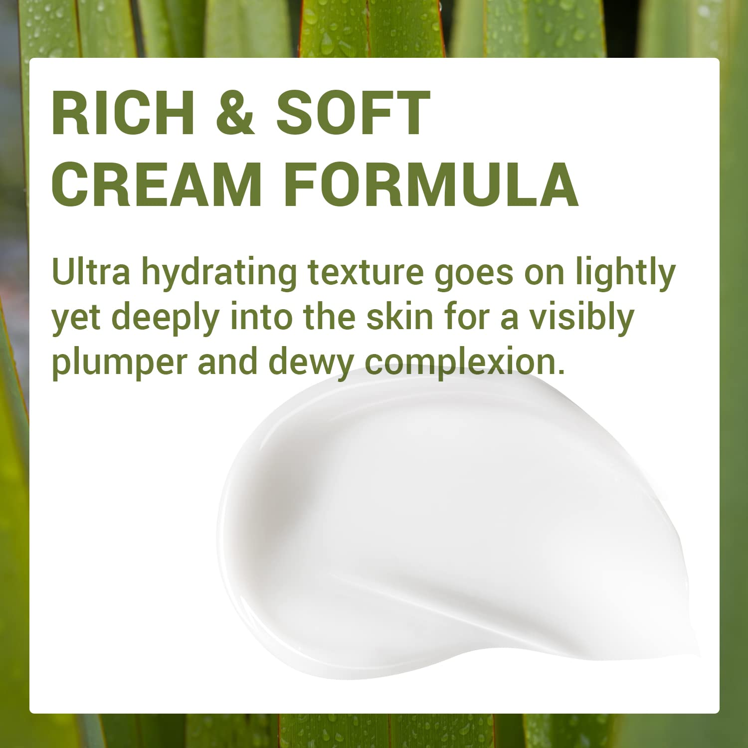 THESAEM Urban Eco Harakeke Deep Moisture Cream 1.69 oz. - Vegan Ultra Moisturizing and Nourishing Day & Night Moisturizer - Firming Healthy Looking Skin - Harakeke Root Extract and Ceramides