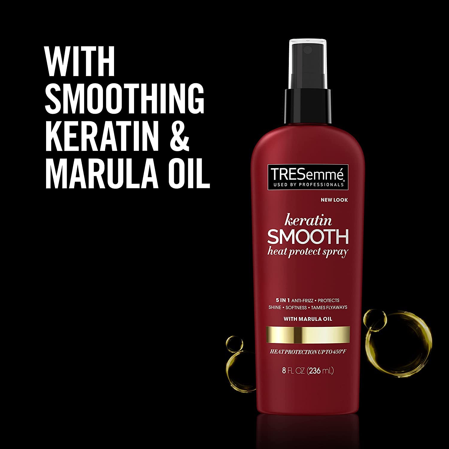 Tresemme Keratin Smooth Flat Iron Smoothing Spray 8 Ounce (235ml) (2 Pack)