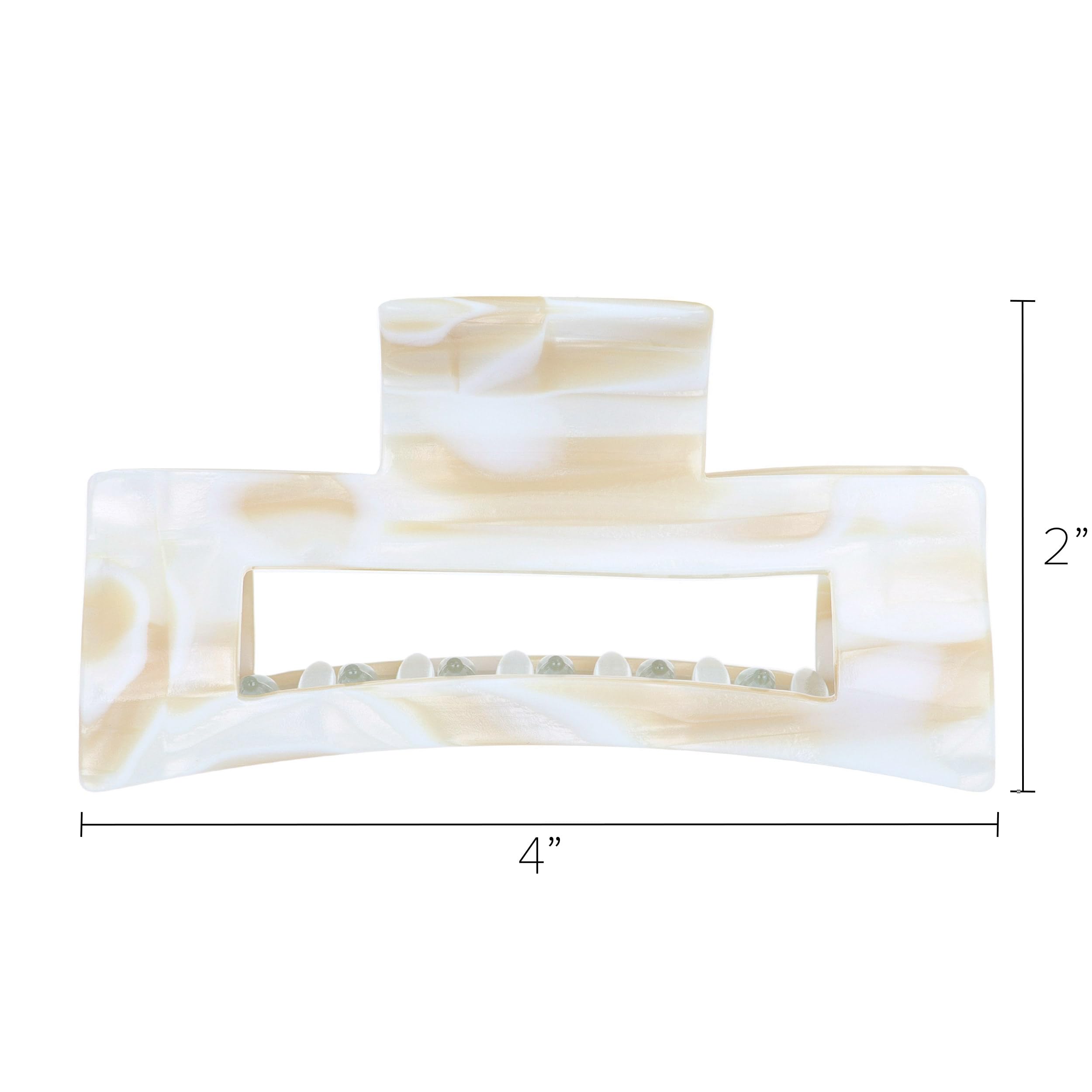Alba : France Luxe Large Cutout Rectangle Jaw - Alba