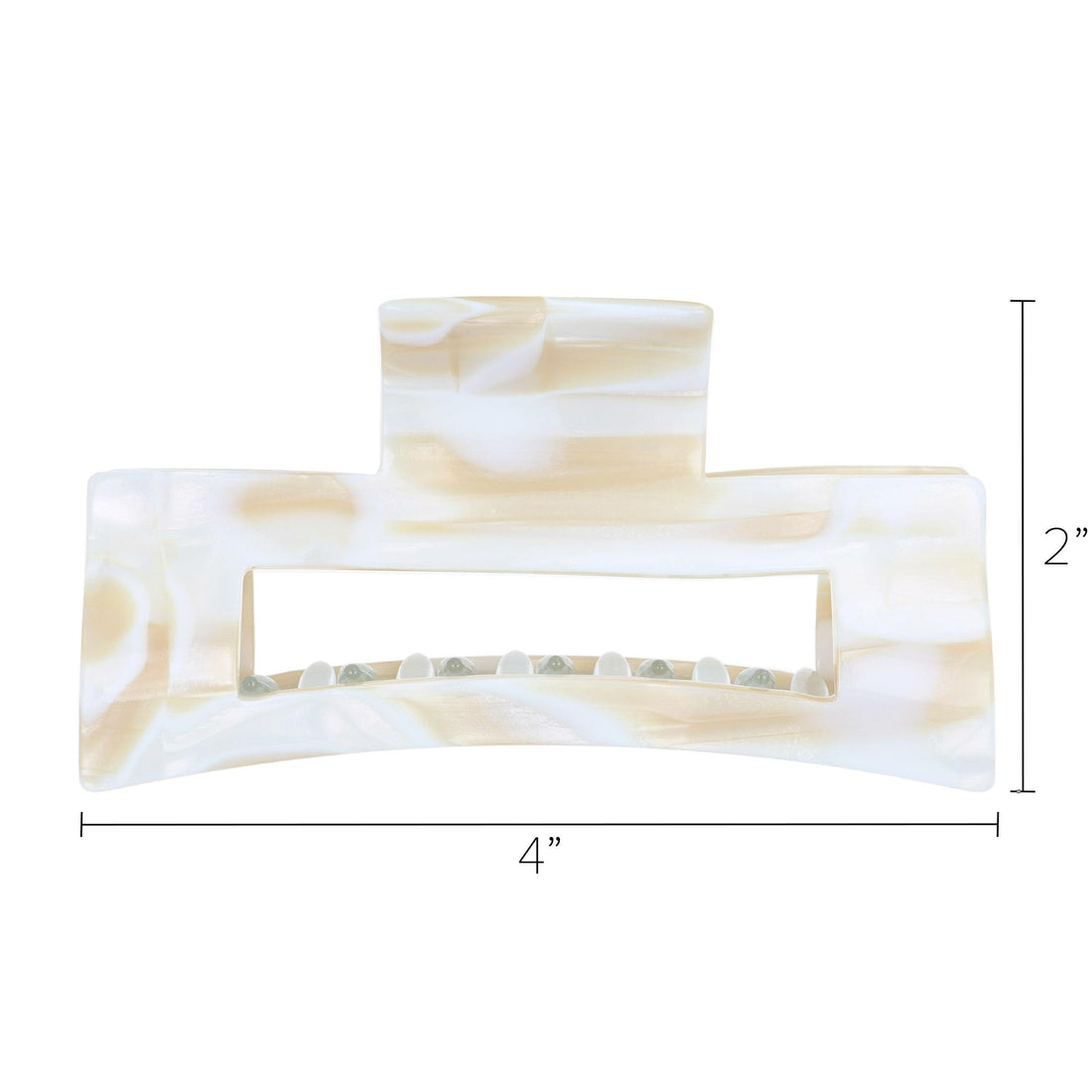 Alba : France Luxe Large Cutout Rectangle Jaw - Alba