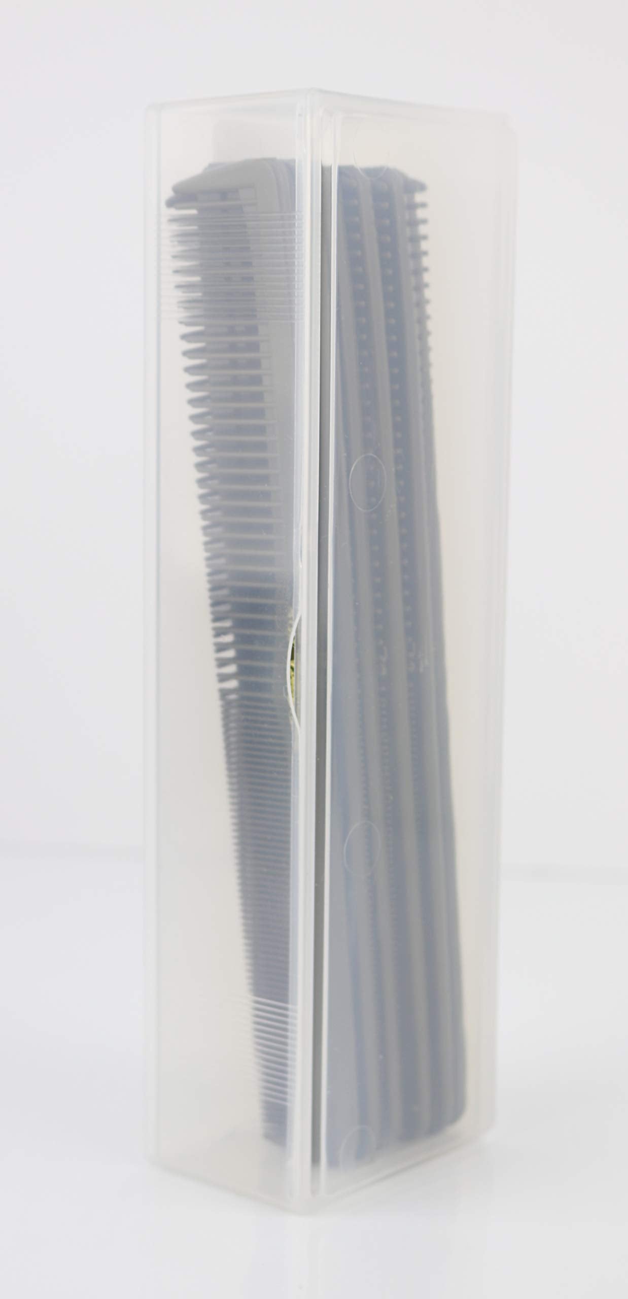 7 inch All Purpose Hair Comb. Hair Cutting Combs. Barbers & Hairstylist Combs. Olive. 12 Units.