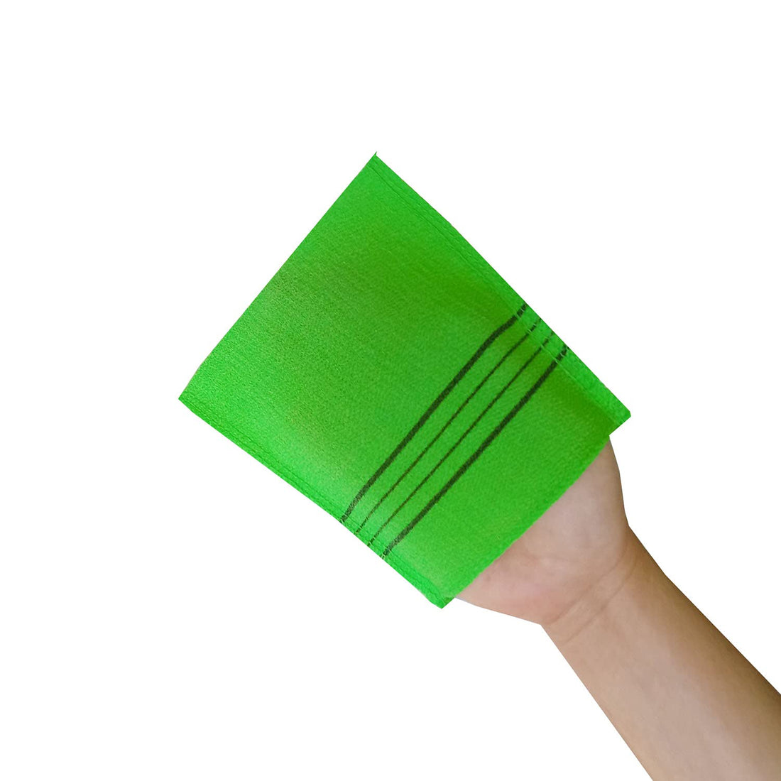 NOPIGO Korean Asian Exfoliating Bath Washcloth Mitt for Remove Dead Skin.Exfoliating Body Scrubber.Exfoliating Gloves for Body Scrub (Green4 Red4)