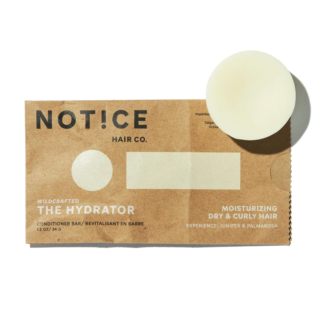 NOT!CE Hair Co. The Hydrator Conditioner Bar - moisturizing | dry & curly hair