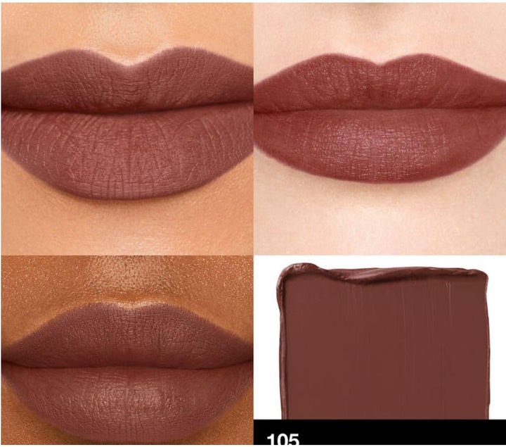 NARS Powermatte Lipstick - No Satisfaction 105 (Deep Auburn Brown) .05 oz.