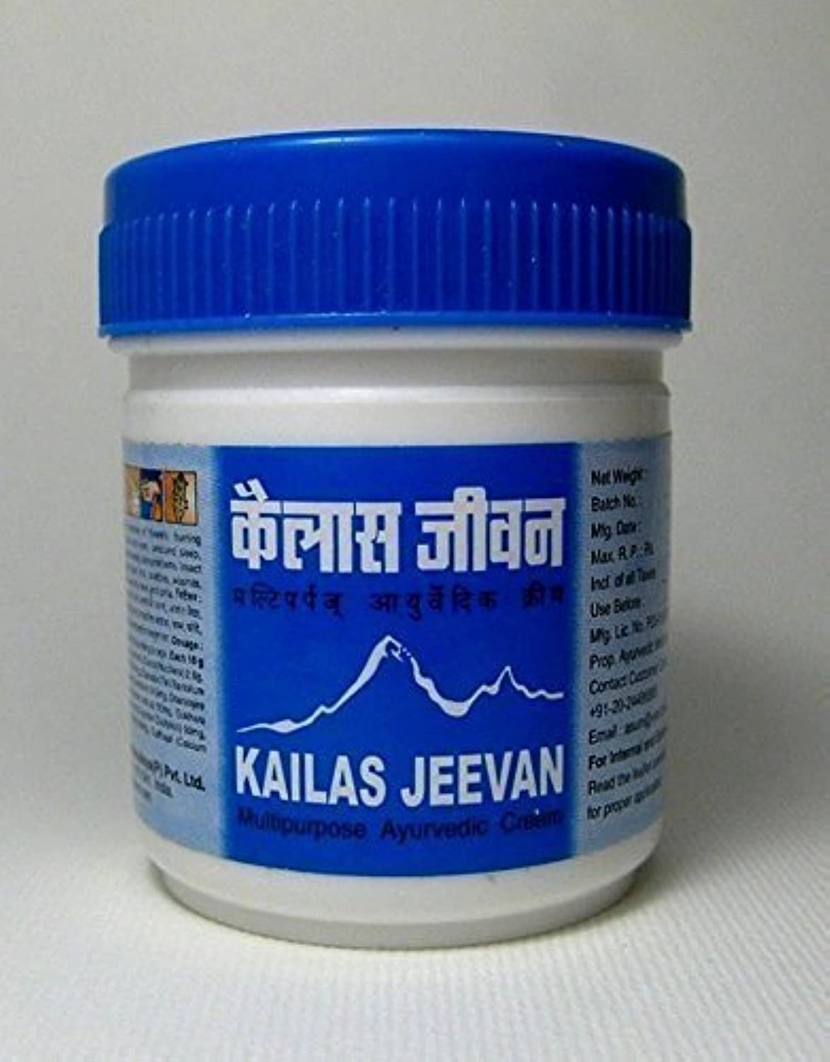Artcollectibles India Ayurvedic Multipurpose Antiseptic Kailas Jeevan Cream, Multicolor, 120 g