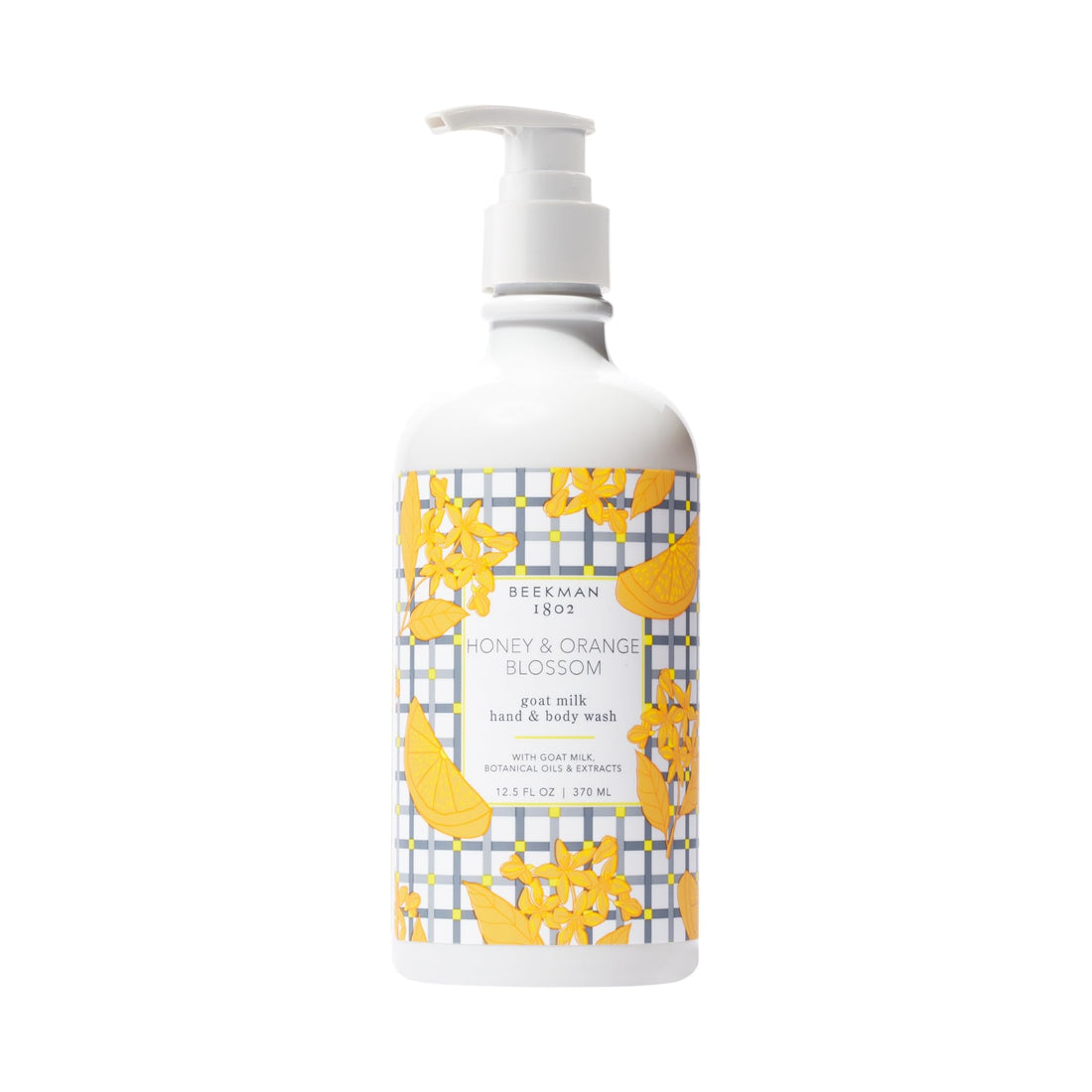 Beekman 1802 - Hand & Body Wash - Honey & Orange Blossom - Multipurpose Goat Milk Wash for Soft Skin & Washing Away Impurities - Cruelty-Free Bodycare - 12.5 oz