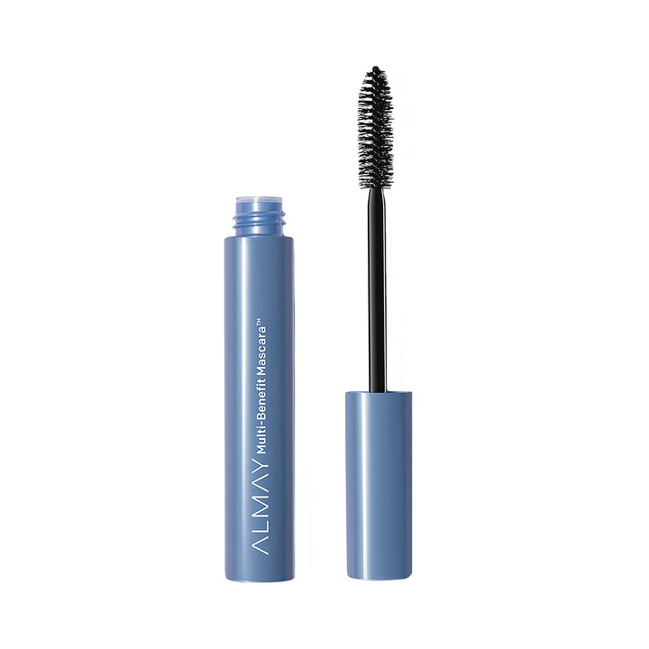 Almay Multi-Benefit Mascara, Black Brown, Ophthalmologist Tested, Fragrance Free, Hypoallergenic, 0.24 oz