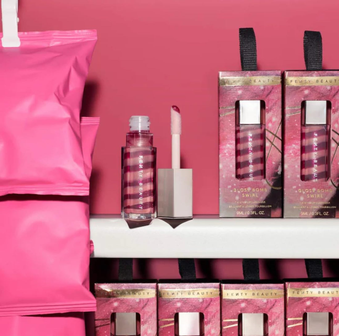 FENTY BEAUTY Gloss Bomb Swirl Twisted Lip Luminizer, Fussy Flex, 0.3 Fl. Oz.