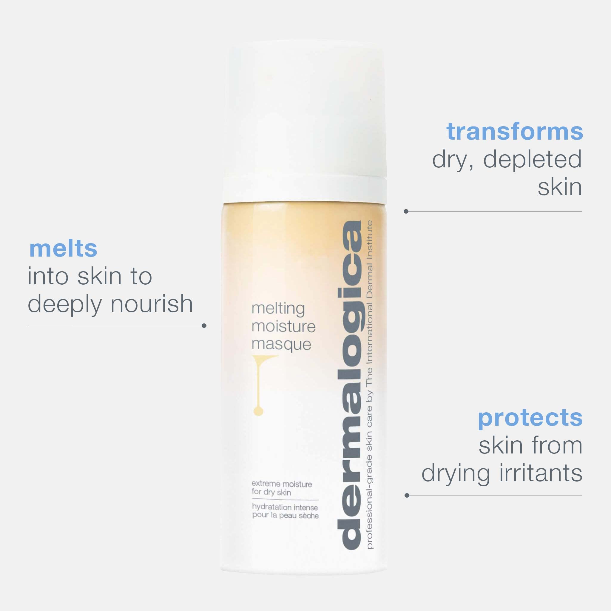 Dermalogica Melting Moisture Masque (1.7 Fl Oz) Extremely Moisturizing Masque that Deeply Nourishes and Rehydrates Skin - Helps Transform Dry Skin into Healthier-Looking Skin