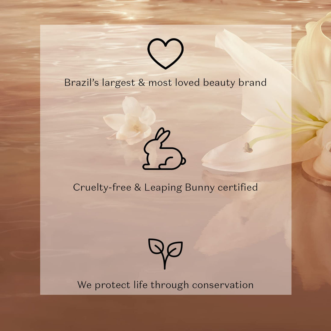 O Boticario Lily Cream Satin Body Moisturizer [Lily Creme Acetinado Hidratante Corporal] 250g