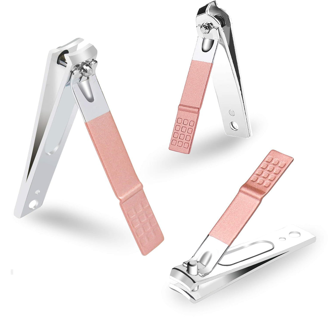 ZIZZON Manicure Set 18 in 1 Professional Pedicure Set Nail scissors Grooming Kit with Leather Travel Case Pink