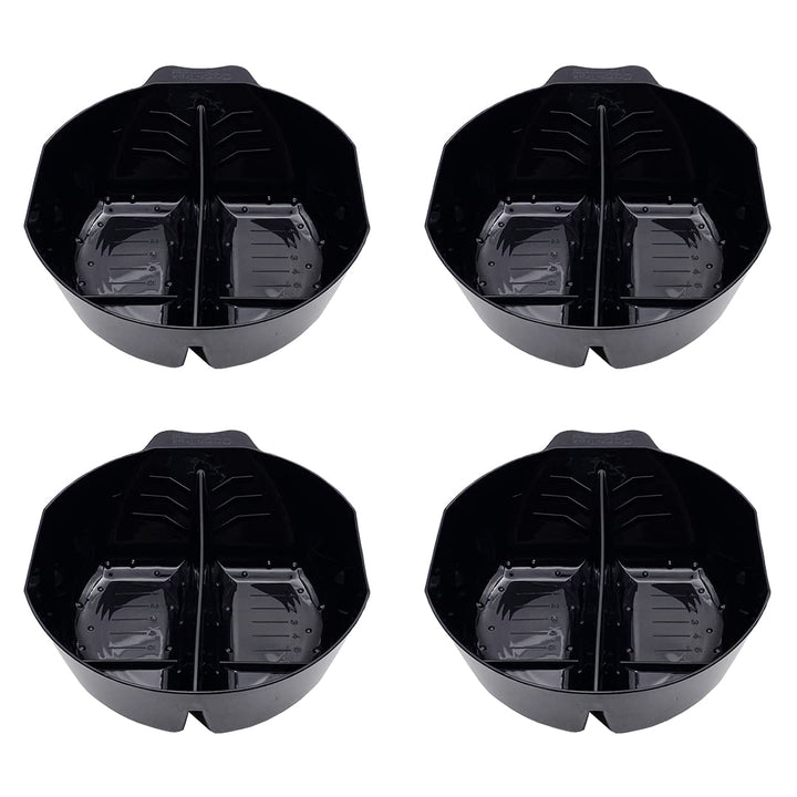 Colortrak Stackable Double Color Bowl (4 Count)