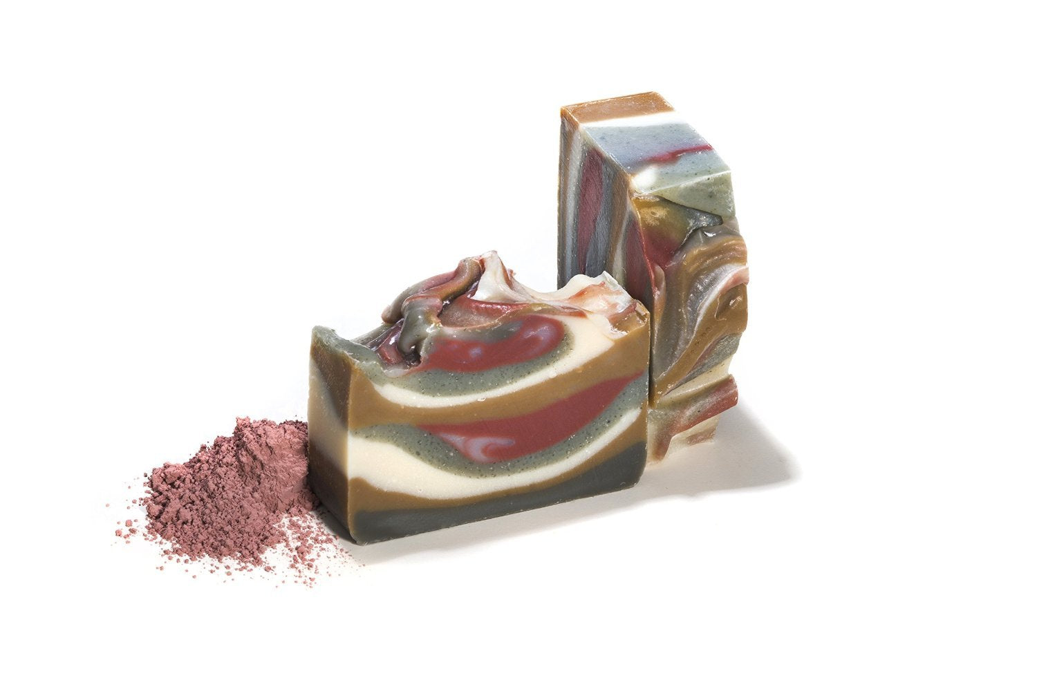 Brazilian Mud Soap Bar with French Lavender and Fennel (4 Oz)-handmade Organic with Essential Oils. Natural Moisturizing Body Soap for Skin and Face. With Shea Butter, Coconut Oil, Natural Glycerin