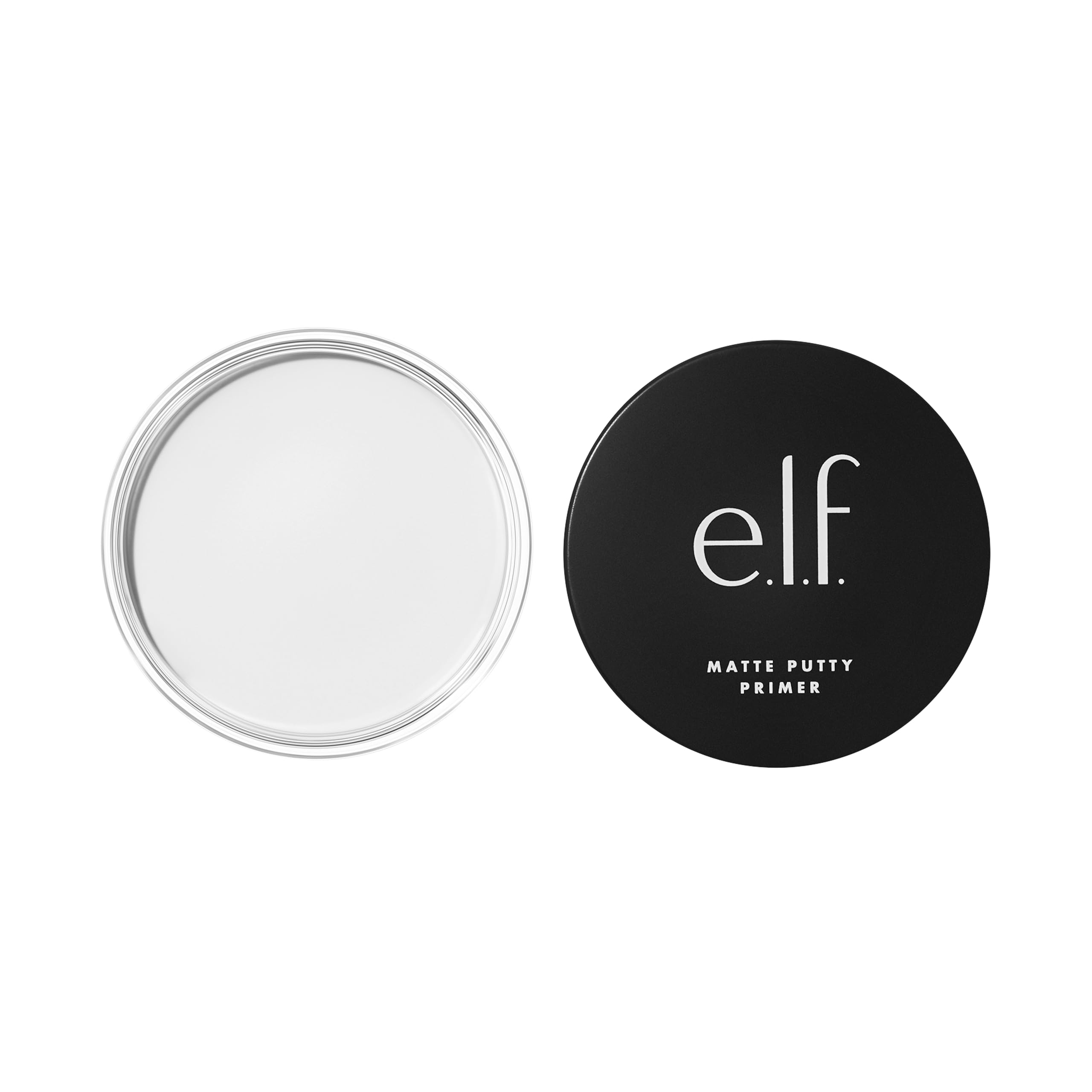 e.l.f, Matte Putty Primer, Skin Perfecting, Lightweight, Oil-free formula, Mattifies, Absorbs Excess Oil, Fills in Pores and Fine Lines, Soft, Matte Finish, All-Day Wear, 0.74 Oz