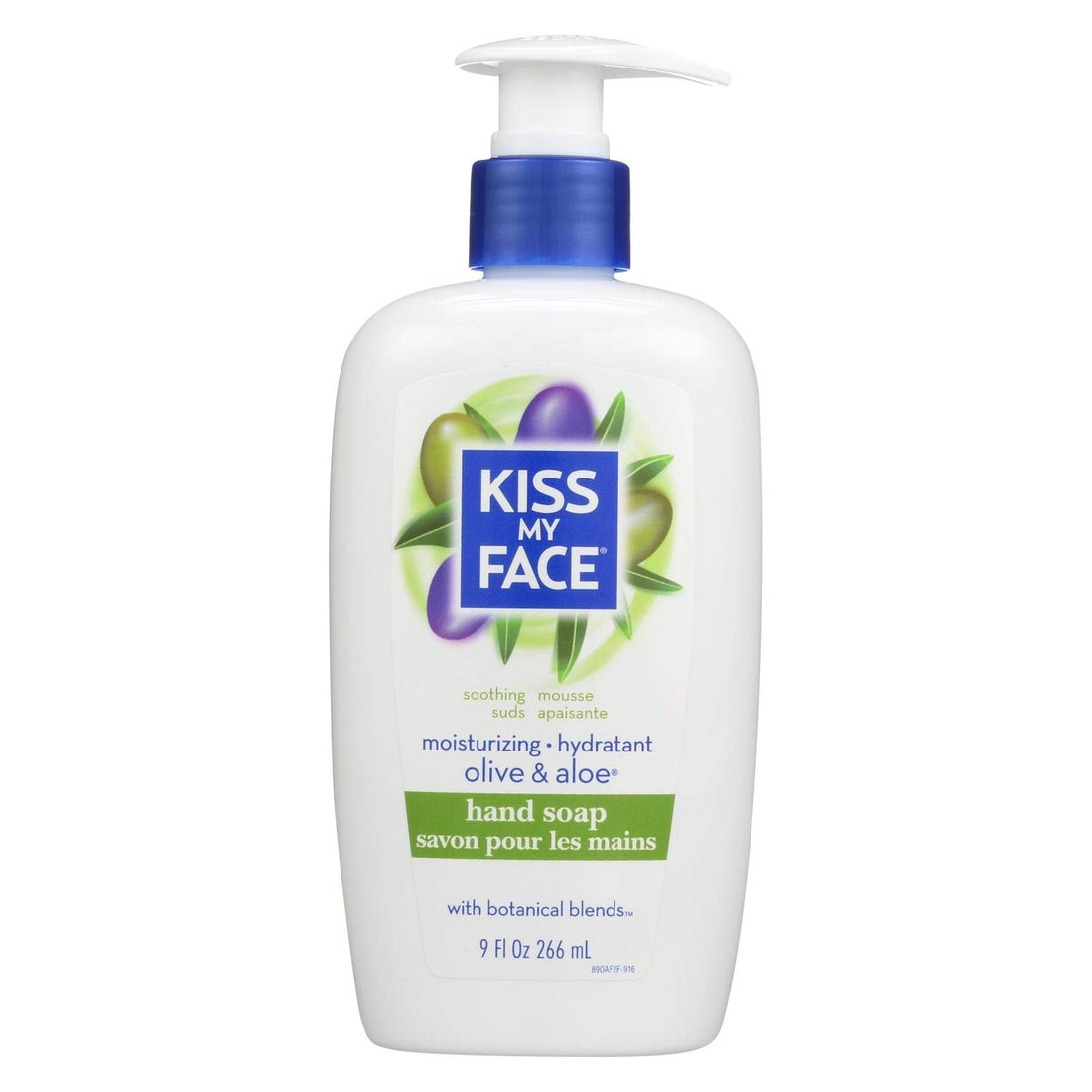 Olive and Aloe : Kiss My Face Moisturizing Hand Soap, Olive & Aloe 9 oz
