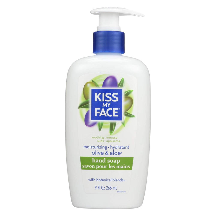 Olive and Aloe : Kiss My Face Moisturizing Hand Soap, Olive & Aloe 9 oz