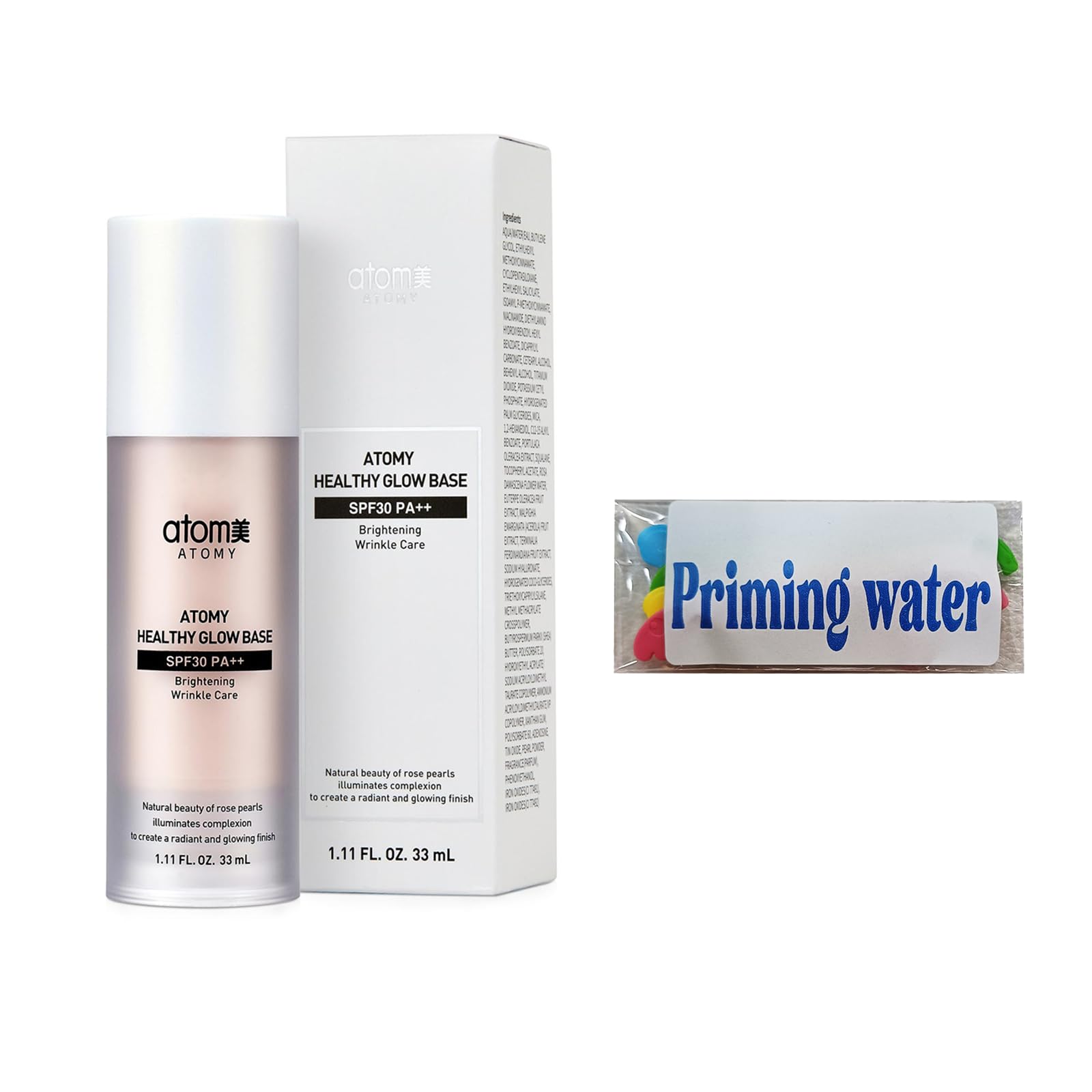 Subtle glow creation, vibrant daily make up, for ATOMY Healthy Glow Base 1.11 FL.OZ. / 33ml