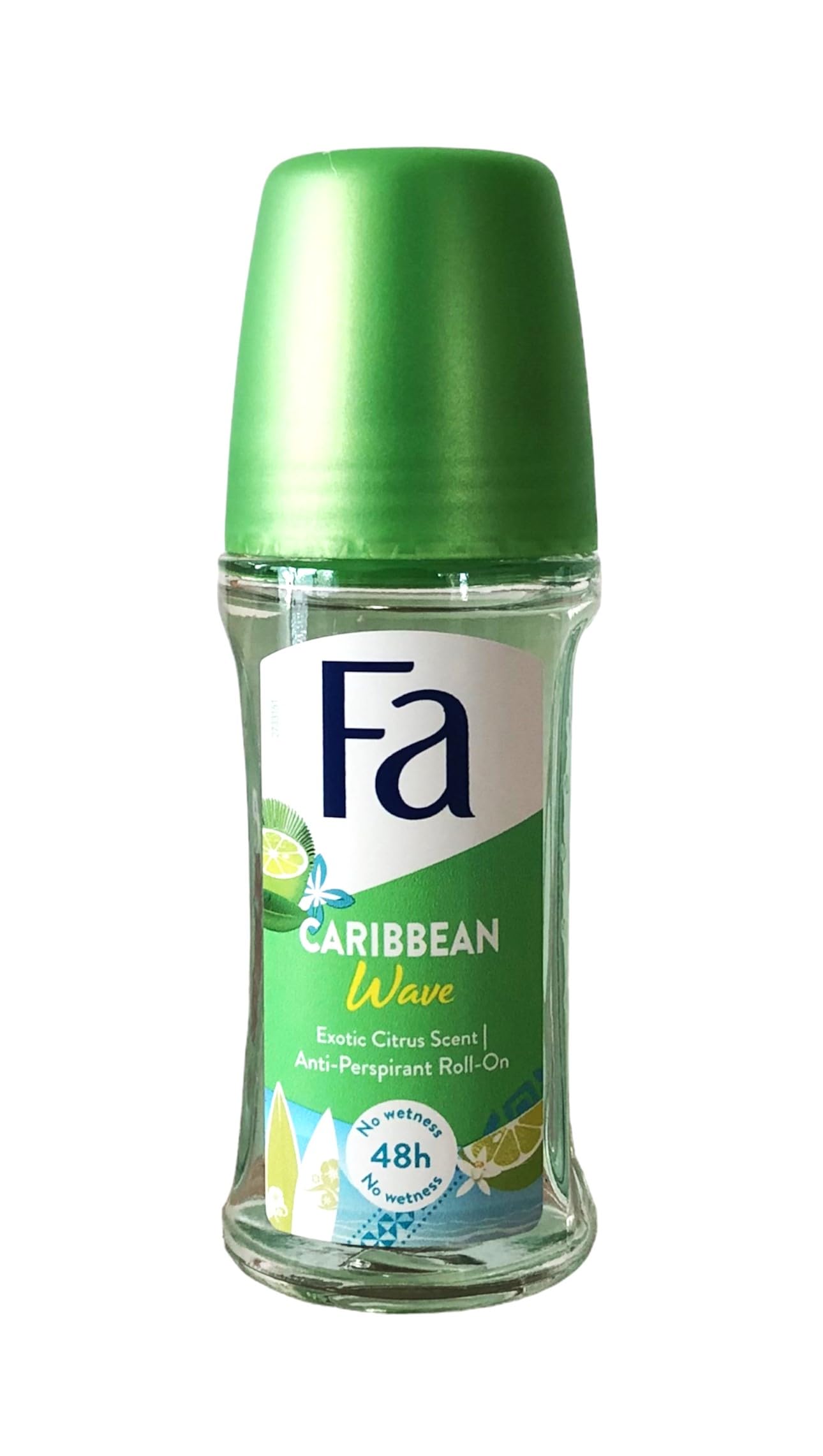 Fa Caribbean Roll-On Deodorant Lemon 50 ml 48-hour - 3-pack