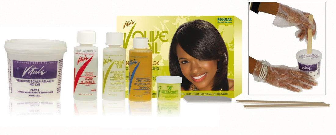 Vitale Olive Oil Relaxer Kit, Super