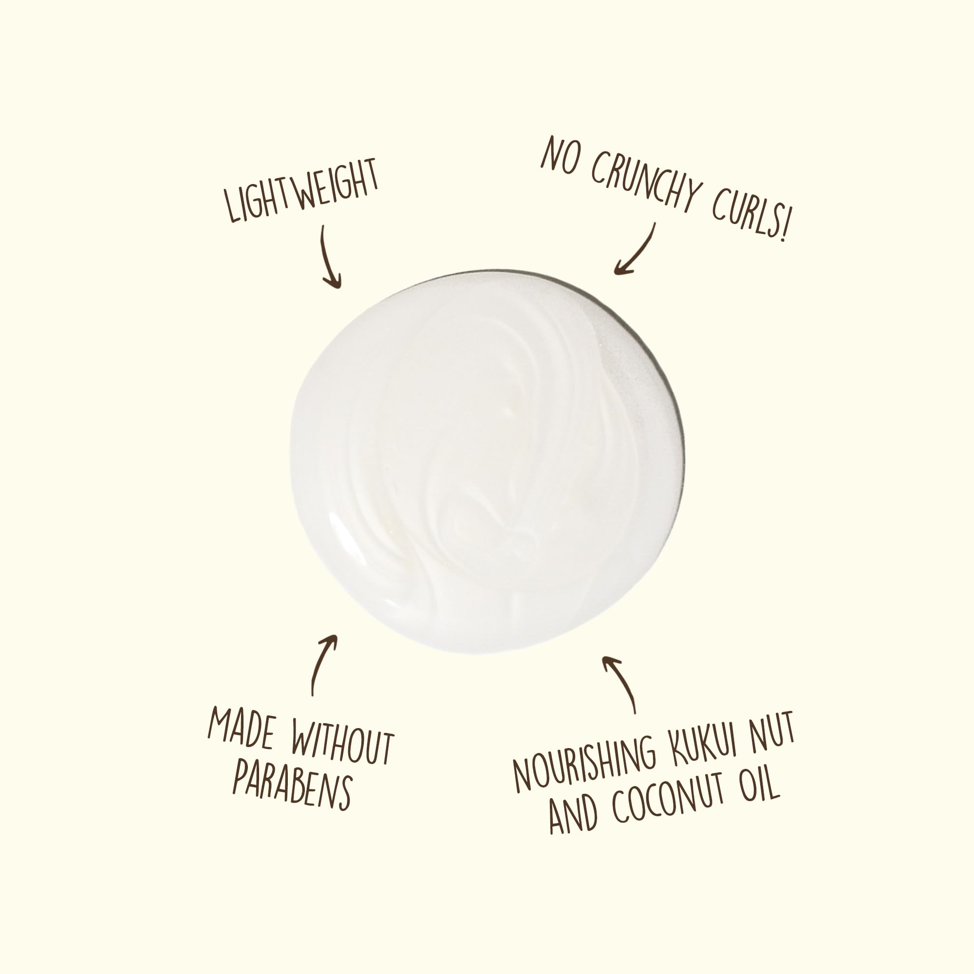 Sun Bum Curls & Waves Styling Cream - Hydrating Curl Defining Cream for Wavy or Tight Curly Hair - Light Touchable Hold - 5 Fluid Ounce