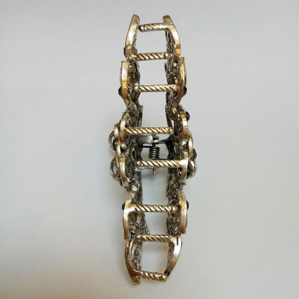 Suoirblss Women Fashion Retro Metal Alloy Rhinestone Large Size Fancy Hair Claw Jaw Clips PinsÃ‚ Ã‚ for Thick Hair (A#)