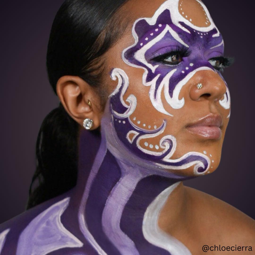 Mehron Professional Liquid Makeup #111 Purple, 4.5 Ounce