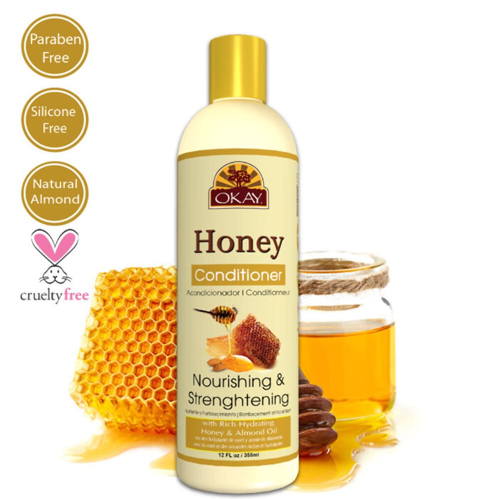 Okay Honey Nourishing and Strengthening Conditioner, 12 Ounce