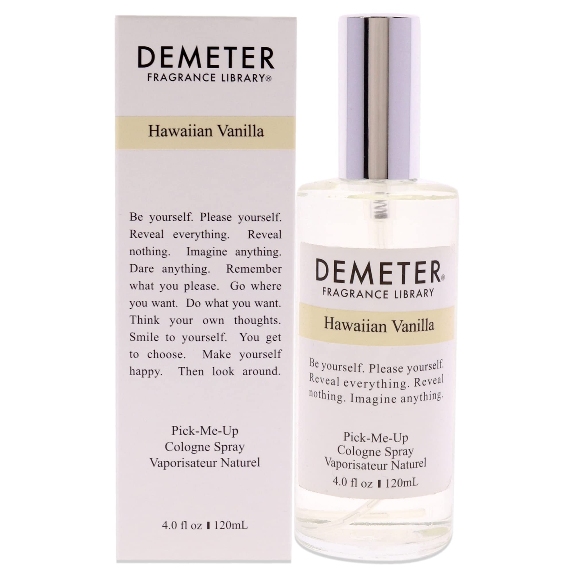 Demeter Hawaiian Vanilla for Women Cologne Spray, 4 Ounce