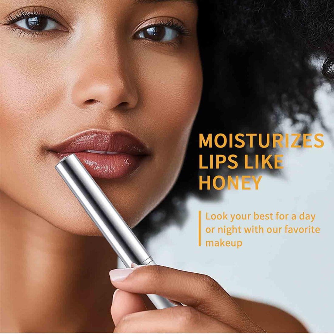 Honeynoir - Black Honey Lipstick, Hydrating Non-Sticky Lip Balm with Intense Color, Long-Lasting Glossy Lip Tint for a Smooth, Glowy Look (Black*1pcs, 1)
