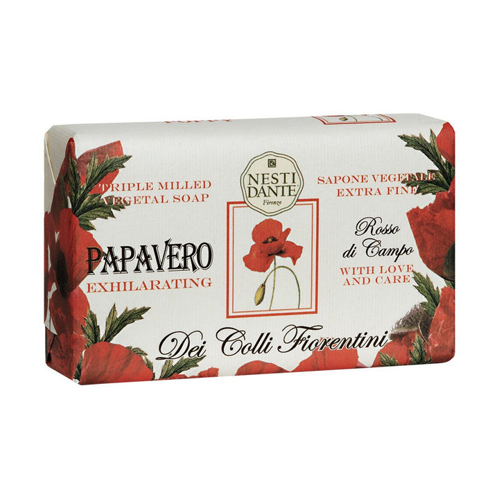 Nesti Dante Dei Colli Fiorentini Triple Milled Vegetal Soap - Poppy 250g/8.8oz
